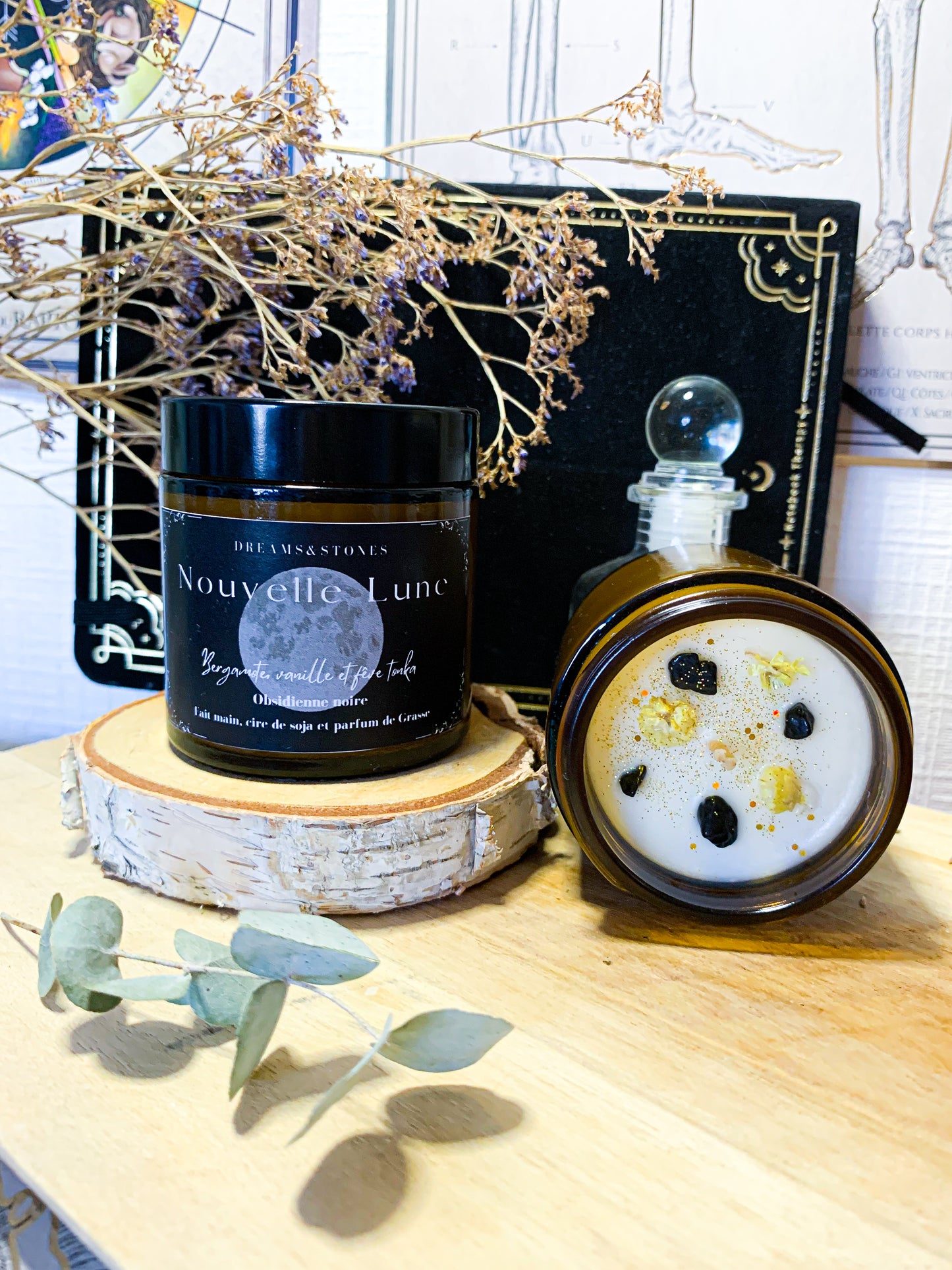 Bougie rituelle - Nouvelle lune