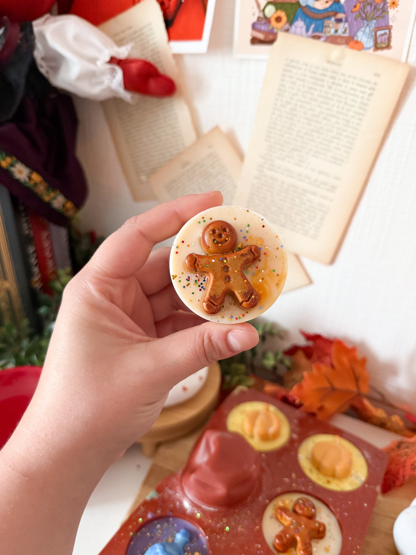 Fondant rond de Noël