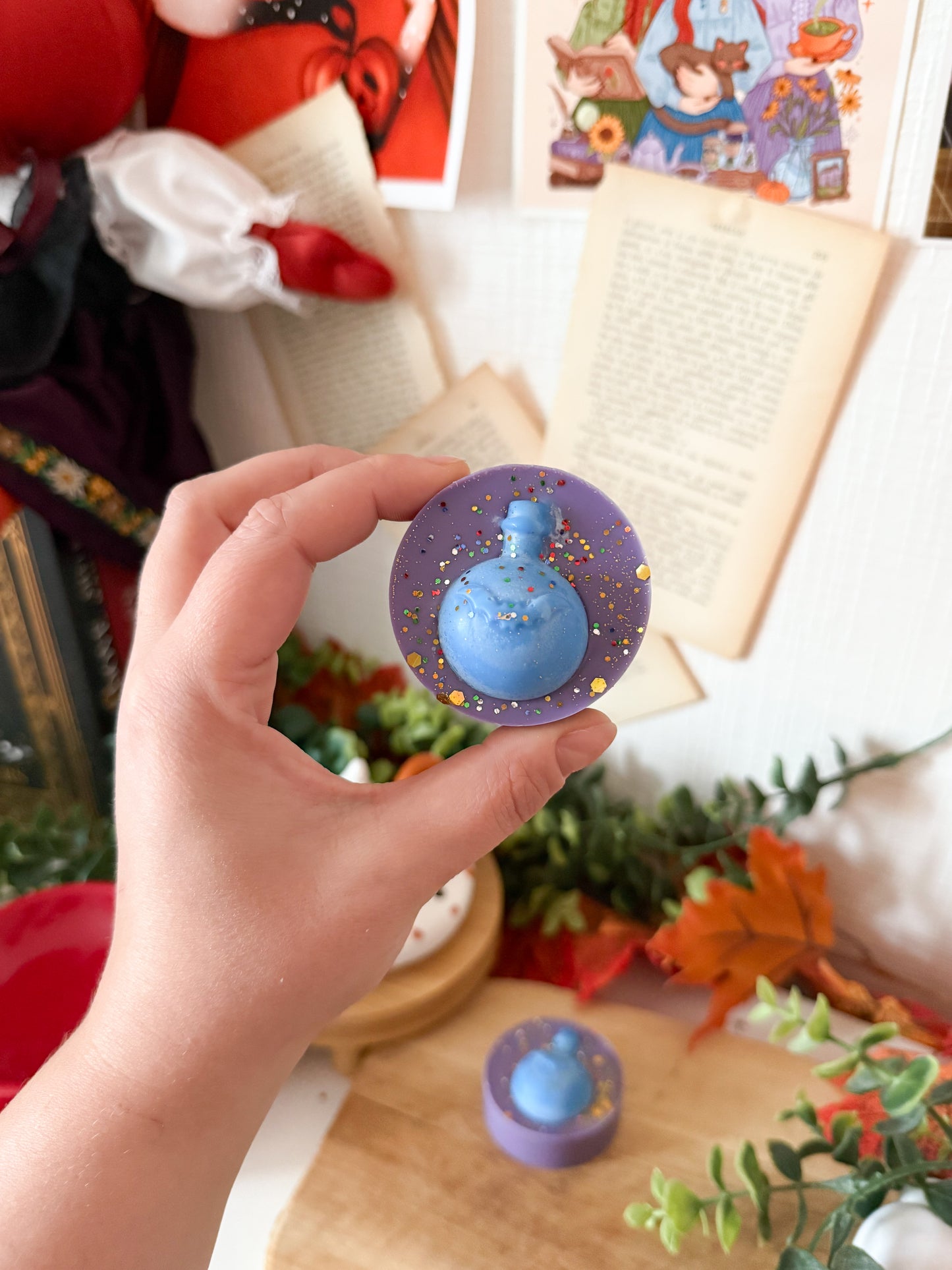 Fondant rond de Noël