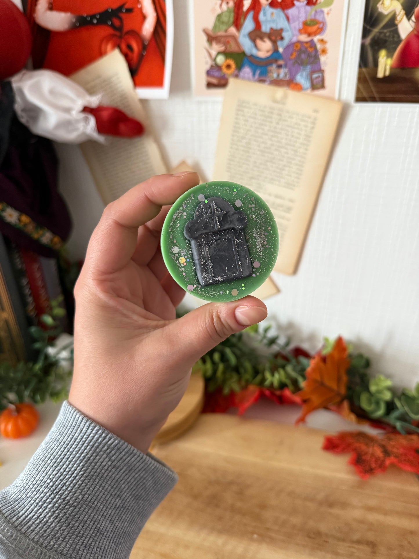 Fondant rond de Noël